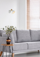 Wandleuchte verstellbar weiß + Holzelement Puerto Candellux 91-62796