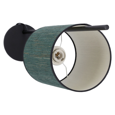 Bendi Tischleuchte schwarz Lampenschirm grün 41-25289