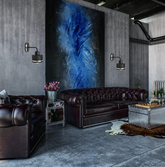 Wall lamp black/chrome wall lamp Wama 21-00422