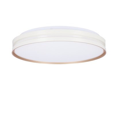 Montana Deckenleuchte weiß + Goldplafond 24 W LED 40 cm weißer Schirm