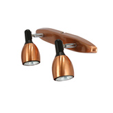 Bandă aplic 2X50W GU10 cupru CROSS 92-32775