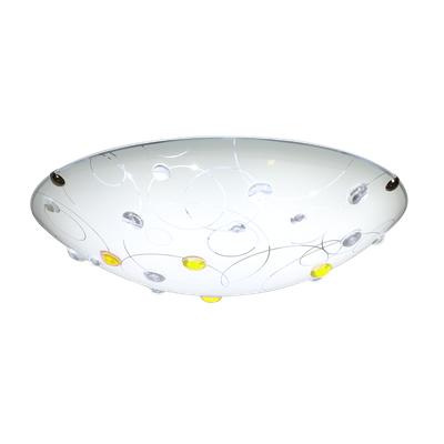 FLOKI PLAFONNIER PLAFON 30 1X60W E27 TRANSPARENT