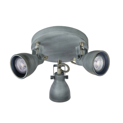Ceiling lamp plafond 3X40W GU10 gray matte Ash 98-64325