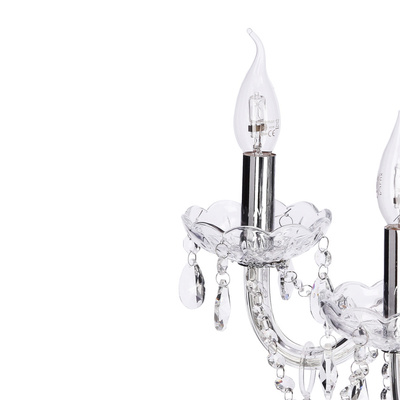 Gold crystal chandelier 8xE14 Maria Teresa Candellux 38-94653