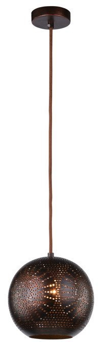 Plafonnier suspendu 1X60W E27 marron 31-43283