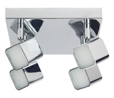 Lampa sufitowa Forma reflektor regulowana 4-punktowa LED do salonu