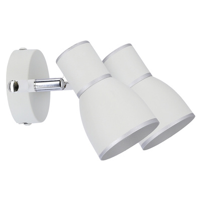 Wall lamp strip 2X40W E14 white/chrome FIDO 92-63373