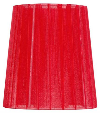 RIFASA 14 E14 ROTER LAMPENSCHIRM