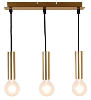 Gold pendant lamp 3xE27 142mm Dallas Ledea 50103035