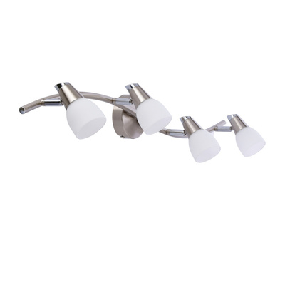 Bandă de perete 4X40W G9 nichel mat/crom alb SELIA 94-70005