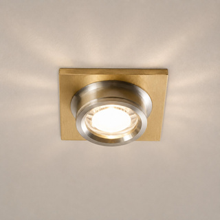 Plafonnier en aluminium or satiné SC-02 2210445