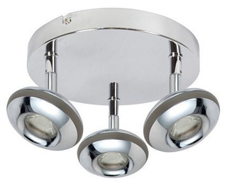 Lampa sufitowa SKIPPER okrągła regulowana 3-punktowa LED do kuchni metalowa