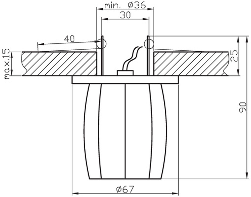 Plafoniera cristal poligonal crom Candellux 2286405