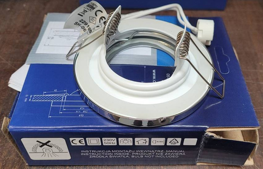 Hermetische Chrom-Badezimmerleuchte IP65 SH-06 8cm