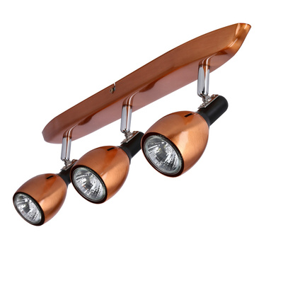 Wandlampenleiste 3X50W GU10 Kupfer CROSS 93-32782