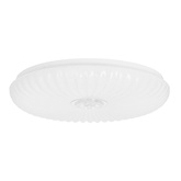 Plafonnier Montana blanc + plafond doré 24w led 40 cm abat-jour blanc