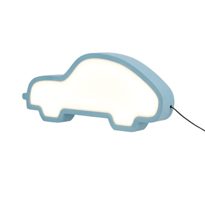 lampa de masa auto pentru copii led iq kids albastru