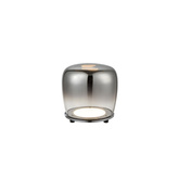 Stehleuchte aus schwarzem Glas LED 17 cm Berloz Ledea 50533050