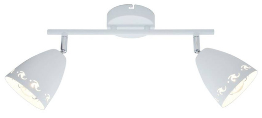 Applique murale applique 2X40W E14 blanc mat COTY 92-67128