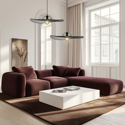 Pendant lamp DECO designer black hat shade modern lighting for living room and bedroom E27