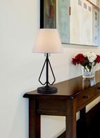 Lampa de masa metal negru/alb Morley Ledea 50501089