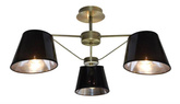 Lampa sufitowa czarna/patynowa Cortez 33-54982