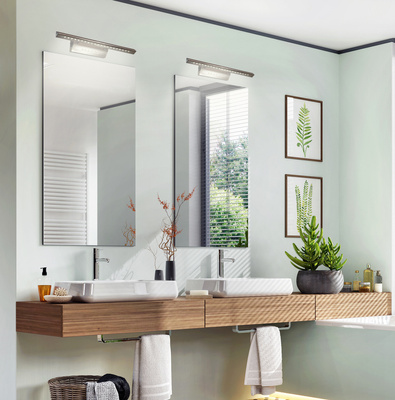 Aplic aplic 7W LED tub triunghiular cu comutator satinat FORTE 20-27023