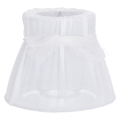 Lampa suspendata abajur organza alba 340W E27 Zefir Candellux 33-73792