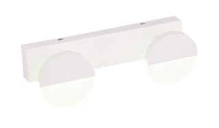 Badezimmerwandleuchte weiß Doppel-LED 3W 4000K Sing Candellux 22-72801