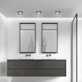 Plafoniera pătrat negru LED set 3 buc SS-16 99-49018