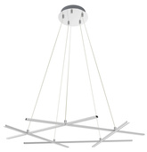 ANDROS 5 light LED pendant lamp modern geometric LED chandelier 4000K