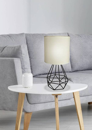 Lampa stołowa gabinetowa 1X60W E27 kremowy GRAF 41-62925