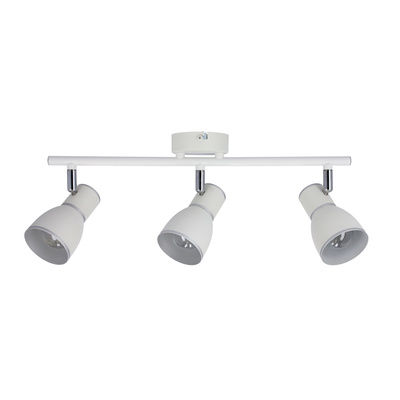 Wandlampenleiste 3X40W E14 weiß/chrom 93-63403