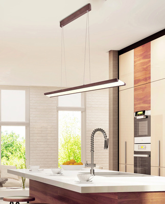 Hängelampe braun verstellbar LED 28W 4000K Coconut Apeti A0010-311