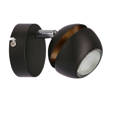 Boni Wandleuchte 1x3w gu10 LED schwarz