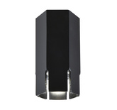 Plafonnier en saillie tube noir 2282831