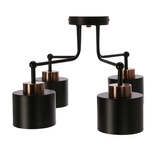 Ceiling lamp black 4xE27 Olena 34-78148