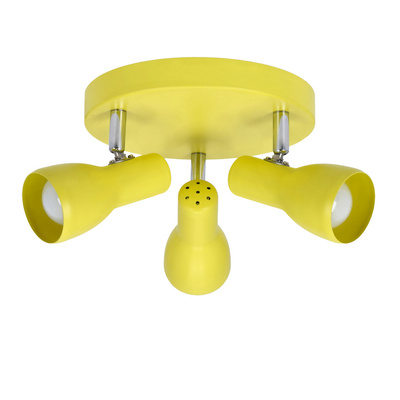 Lampa sufitowa plafon musztardowy regulowany 3xE14 Picardo 98-52414