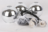 Plafonnier suspendu avec 3 abat-jour en verre Trio Candellux 33-62840