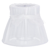 Hanging lamp white organza shade 340W E27 Zefir Candellux 33-73792