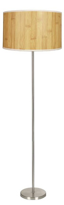 Satinierte Stehleuchte mit Kiefernstruktur Timber Candellux 51-56705 