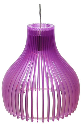 Plafoniera suspendata 1X60W E27 violet BUREN 31-50314