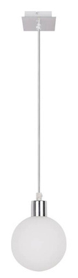 Suspension boule blanche abat-jour 12cm Oden 31-03232