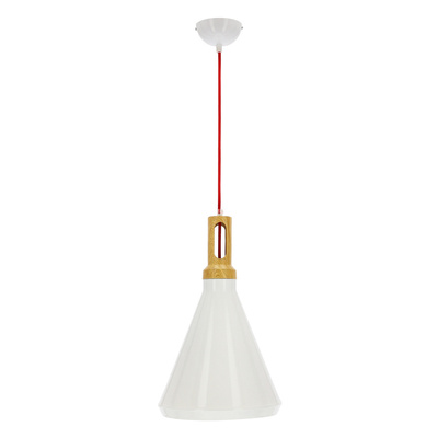 Plafonnier suspendu candellux robinson 31-37695 e27 intérieur blanc / jaune