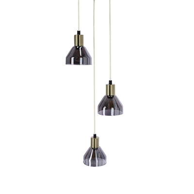 Hängelampe Gold 3xE14 18cm Gregory 33-78995