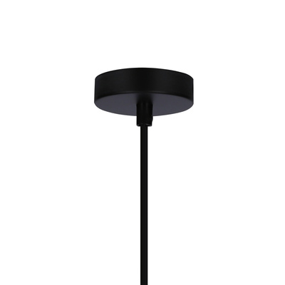 Lampa suspendata neagra/transparenta 145mm Exeter Ledea 50101275