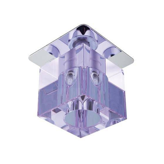 Ceiling luminaire chrome crystal purple G4 20W SK-18 Candellux 2280090