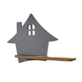 Applique murale étagère 5W LED 4000K IQ Kids House gris 21-84842