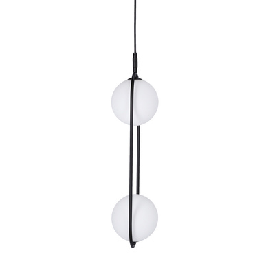 Cordel porte-à-faux 2X28W G9 noir 32-10155