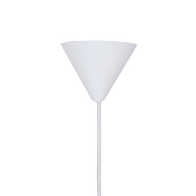 Suspension ovale blanc 1xE27 Oss Ledea 50101184